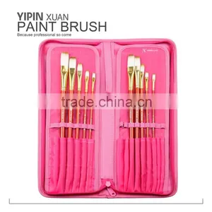 Hot Sell 10pcs Nylon Hair Artist Paint Brushes thumbnail-2