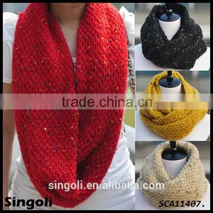 Fashio Trendy 2015 Spring Ladies Woolen Warm Knitted Scarf thumbnail-1
