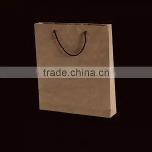 Brown Natural Kraft Carry Bag thumbnail-1