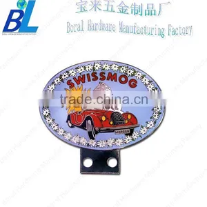 Printed Screw Hold Metal Plate for Brand Logo thumbnail-1
