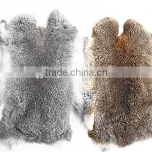 Factory Wholesale Cheap Price Natural Color Rabbit Skins for Decoration thumbnail-1