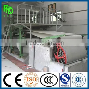 Small Waste Paper Recycling Plant/787 Type Toilet Paper Machine thumbnail-1