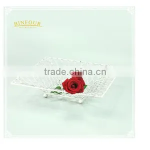 Set of 2 Handicraft Metal Iron Basket for Fruit Vegetable Storage thumbnail-1