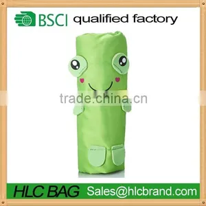 HL-PB185 Reusable Foldable Bag Shopping Tote Bag - Folded Into a Frog - Green thumbnail-3