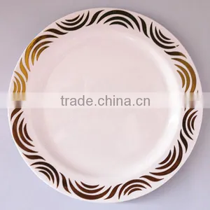 6'' Disposable PS Plate With Silver Rim thumbnail-2