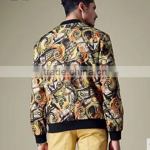 The 2015 Men's Casual Fashion Print Hooded Jacket thumbnail-2