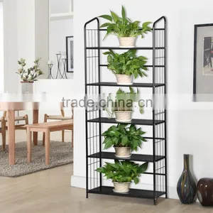 5 Tire Antique Wrought Iron Step Metal Plant Stand thumbnail-1