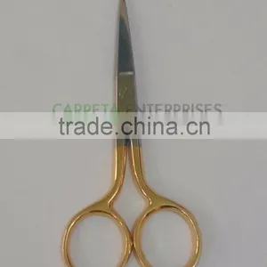 Gold Handle Cuticle Nail Scissors/ Manicure Instruments/ Beauty Care Instruments/ Scissor/ Nail Tools thumbnail-3
