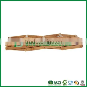 Folding Portable Bamboo Wine Rack thumbnail-1