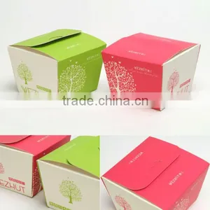 Disposable Cmyk Printing Paper Take Away Noodle Box With Handle thumbnail-2