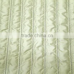 Winter Thermal Padding Cotton Stripe Quilted Embroidery Fabric thumbnail-3