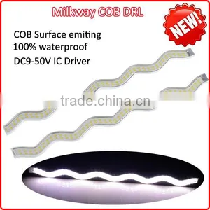 Car LED Projector Headlight DOT Approved Round Head Light With DRL and Bright White thumbnail-5