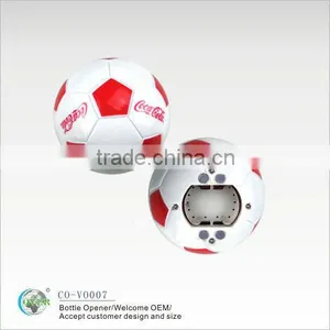 Football Shaped Music Beer Bottle Openers With Magnet thumbnail-1
