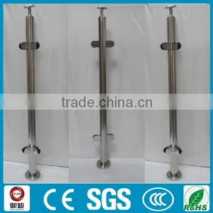 Stainless Steel Glass Pillar Design for Railings thumbnail-1