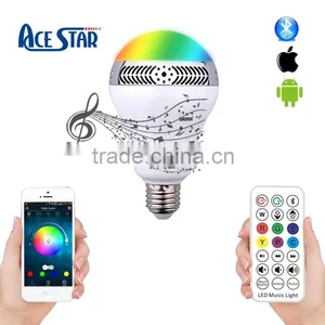 RGBW Lamp Bluetooth Control Smart Audio Speaker thumbnail-6