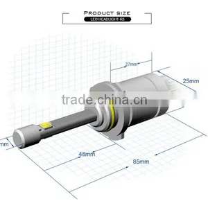 New Generation R3 LED Headlight 9005 Copper Heat Dissipation Belt Fanless 4800lm R3 Led Headlight 9005 thumbnail-4