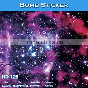 HD-127 CARLIKE Hot Sale Color Bright Car Wrap Bomb Sticker thumbnail-2