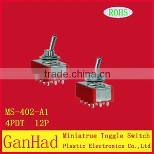 Miniature Toggle Switch 3A 3-Way and 2-way ON OFF ON thumbnail-1