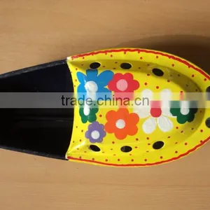 Flowers Tin Toys Boats New Hand Painted thumbnail-1