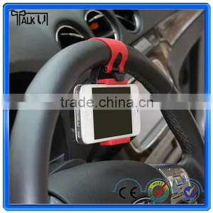 Handfree Multiple Anti-slip Car Steering Wheel Mobile Phone Holder Car Clip Holder thumbnail-6