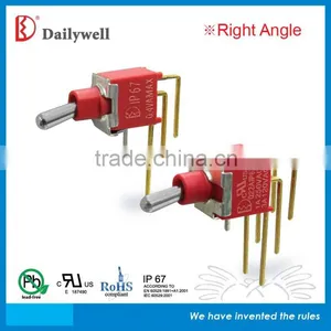 IP67 Sealed Sub-Miniature Toggle Switch thumbnail-3