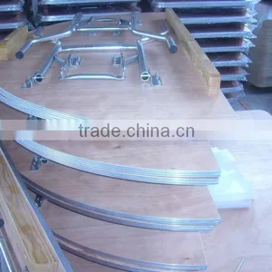 Wood Round Folding Picnic Table thumbnail-1