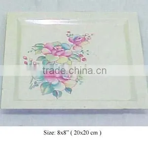 Metal Charger Plate, Charger Tray, Designer Plate thumbnail-1