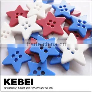 Mixed 1cm-3cm for Decoration Star Shaped Plastic Decorative Buttons thumbnail-2