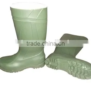 Green PVC Rain Boots With Steel Toe,safety Rain Boots,rain Shoes thumbnail-2