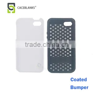 Factory Supplier Sublimation Case 3d Film Sublimation Bumper Phone Case High Quality Coated Case for Iphone5 6 Plus Coating thumbnail-4