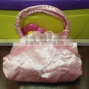 Beautiful Girls' Handbag Decorative Dress up Tote Bag Fabric Purse thumbnail-4