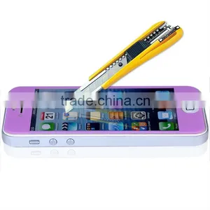 The World Best Quality Colorful Tempered Glass Screen Protector For IPhone 4 4S 5 5C 5S thumbnail-1