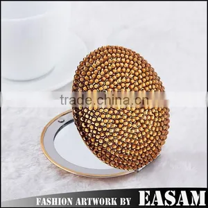 New Arrival Decorative Cosmetic Mirror With Rhinestone thumbnail-1