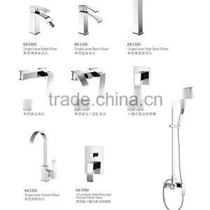 Deck Mounted Solid Brass Waterfall Hot and Cold Basin Tap 68 1101 thumbnail-5