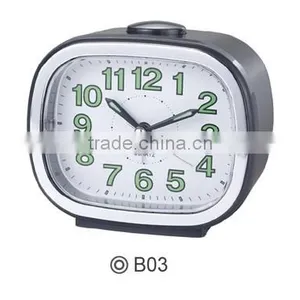 Blue Bell Beep SWEEP Square Quartz Alarm Clock for Elderly thumbnail-2