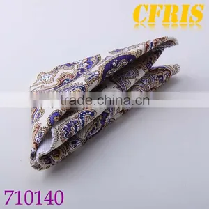 Paisley Pattern Pocket Square,100% Cotton Pocket Square thumbnail-3