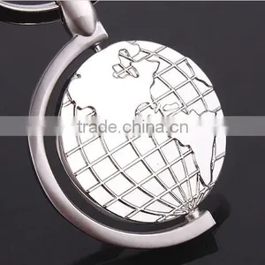 Metal Globe Key Chain Wholesale/custom Key Chain thumbnail-1
