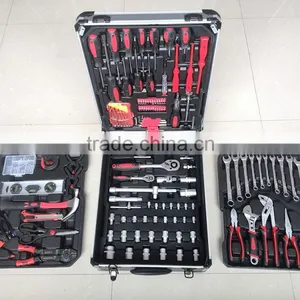 186 Pcs Aluminum Case Tool Set 186pcs Kraft Tool Set Swiss Kraft Tools Set Quality Choice thumbnail-1
