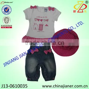 Wholesale Summer Clothes Set for Baby Girl China thumbnail-4