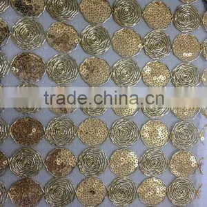 Shoe Material-embroidery Shoe Upper Material thumbnail-2