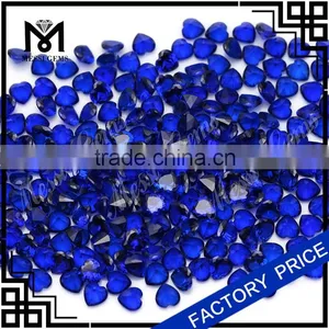 Wholesale Heart Cut Blue Sapphire Synthetic 112# Blue Spinel thumbnail-6