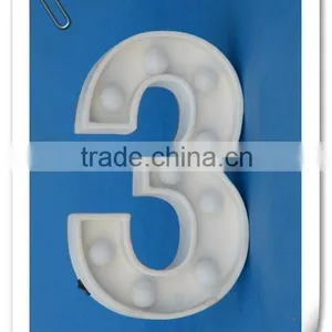 Most Popular Led Numerals Shape Light With the Battery Marquee Light Marquee Numbers thumbnail-2