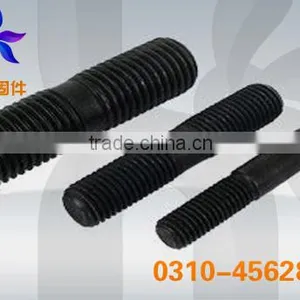 China Standard Size Black Oil Finished Stud Bolt thumbnail-1