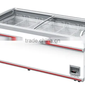 Glass Door Showcase Freezer for Supermarket&shops Use thumbnail-1