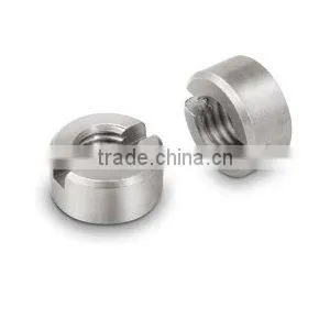 Steel DIN 546 Slotted Round Nut thumbnail-1