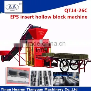 Specially Designed Machine for Making Hollow Brick With EPS Board Insert QT4-26 thumbnail-1