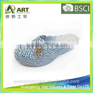 Flat Walking Sole Women's PVC Jelly Sandals Shoes thumbnail-2