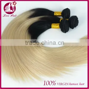 Express Wholesale Grade 7a Virgin Filipino 1b 613 Two Tone Straight Human Hair Weave Bundles Extension for Fashion Women thumbnail-4
