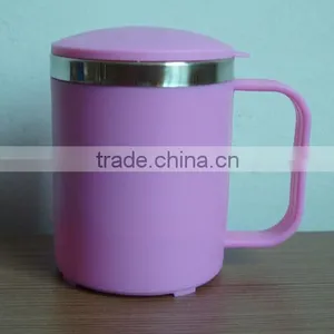 Kid Drink Mugs Plastic Small Mugs 220ml Double Wall Stainless Steel Coffee Mug thumbnail-1