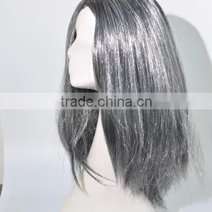 Gray and Black Christmas Wig Fanny Wig N220 thumbnail-2